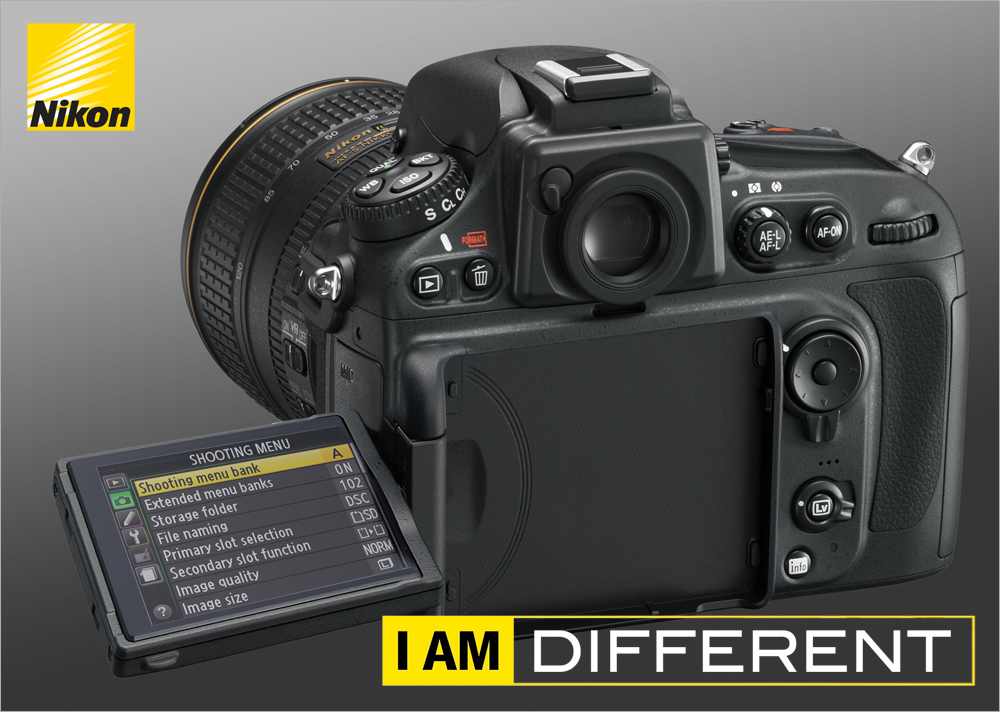 Nikon D800s mit Klappdisplay